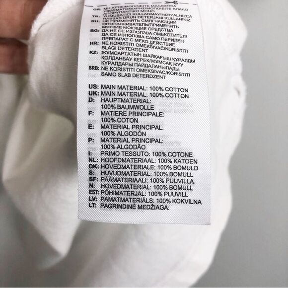 ADIDAS | Unisex Flag Fill Multicolor Trefoil White Crewneck Logo Tee Size Medium - Picture 11 of 11